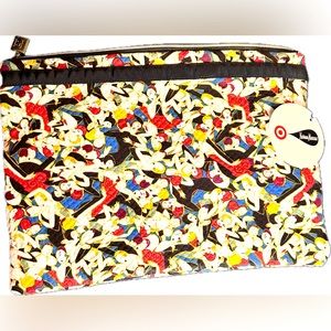 Carolina Herrera NY-Neiman Marcus-Multicolored, Laptop Case, Never Used-Vintage